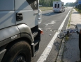 Krimi - NEHODA: Kamión narazil v Michalovciach do cyklistu - P1200789.JPG