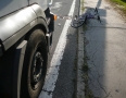 Krimi - NEHODA: Kamión narazil v Michalovciach do cyklistu - P1200815.JPG