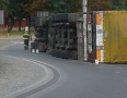 Krimi - V Michalovciach sa prevrátil kamión na kruhovom objazde !!! - P1240872.JPG