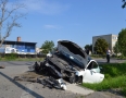 Krimi - DESIVÁ NEHODA V MICHALOVCIACH: Audi po zrážke s Renaultom skončilo v priekope - DSC_2188.jpg