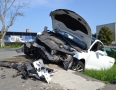 Krimi - DESIVÁ NEHODA V MICHALOVCIACH: Audi po zrážke s Renaultom skončilo v priekope - DSC_2190.jpg