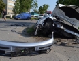 Krimi - DESIVÁ NEHODA V MICHALOVCIACH: Audi po zrážke s Renaultom skončilo v priekope - DSC_2210.jpg