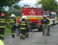 Krimi - NEHODA: Autobus sa po zrážke s autom prevrátil do priekopy - P1230829.JPG