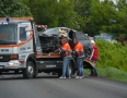 Krimi - NEHODA: Autobus sa po zrážke s autom prevrátil do priekopy - P1230840.JPG