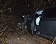 Krimi - NEHODA PRED MICHALOVCAMI: Vodič narazil do zábradlia, stromu a skončil v kríkoch - DSC_3303.JPG