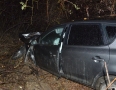 Krimi - NEHODA PRED MICHALOVCAMI: Vodič narazil do zábradlia, stromu a skončil v kríkoch - DSC_3321.JPG