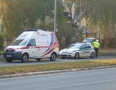 Krimi - NEHODA: Auto narazilo v Michalovciach do ďalšej chodkyne - P1170933.JPG