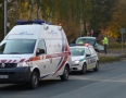 Krimi - NEHODA: Auto narazilo v Michalovciach do ďalšej chodkyne - P1170934.JPG