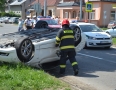 Krimi - NEHODA v MICHALOVCIACH: Mercedes skončil prevrátený na streche - DSC_4569.jpg