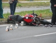 Krimi - MICHALOVCE: Zrážka motorkára s osobným autom - P1250065.JPG