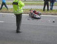 Krimi - MICHALOVCE: Zrážka motorkára s osobným autom - P1250072.JPG