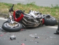 Krimi - MICHALOVCE: Zrážka motorkára s osobným autom - P1250077.JPG