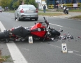 Krimi - MICHALOVCE: Zrážka motorkára s osobným autom - P1250092.JPG