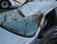 Krimi - NEHODA: Auto s 5 pasažiermi skončilo v poli na streche - 16.JPG