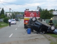 Krimi - Desivá nehoda pri Michalovciach: Vodič skončil s autom na streche - P1260408.JPG