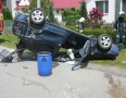 Krimi - Desivá nehoda pri Michalovciach: Vodič skončil s autom na streche - P1260414.JPG