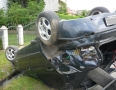 Krimi - Desivá nehoda pri Michalovciach: Vodič skončil s autom na streche - P1260421.JPG