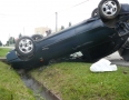 Krimi - Desivá nehoda pri Michalovciach: Vodič skončil s autom na streche - P1260423.JPG