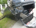 Krimi - Desivá nehoda pri Michalovciach: Vodič skončil s autom na streche - P1260451.JPG