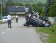 Krimi - Desivá nehoda pri Michalovciach: Vodič skončil s autom na streche - P1260452.JPG