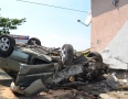 Krimi - DESIVÁ NEHODA PRI MICHALOVCIACH: Auto vyletelo z cesty a vrazilo do domu   - DSC_0206.jpg