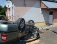 Krimi - DESIVÁ NEHODA PRI MICHALOVCIACH: Auto vyletelo z cesty a vrazilo do domu   - DSC_0232.jpg