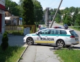 Krimi - NEHODA V MICHALOVCIACH: Mladík narazil do stĺpa. Polícia uzavrela ulicu - P1290378.JPG