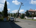 Krimi - NEHODA V MICHALOVCIACH: Mladík narazil do stĺpa. Polícia uzavrela ulicu - P1290380.JPG
