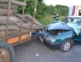 Krimi - NEHODA NA ŠÍRAVE: Auto vrazilo do traktora s drevom - DSC_3593.jpg