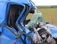 Krimi - VÁŽNA NEHODA PRED MICHALOVCAMI: Zrážka traktora a dvoch áut - DSC_8162.JPG