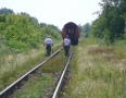 Krimi - NEHODA PRI MICHALOVCIACH: Zrážka vlaku s osobným autom - P1240375.JPG