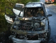 Krimi - Pri Michalovciach zhorelo auto. Horieť začalo počas jazdy - P1270219.JPG