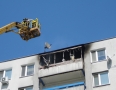Krimi - MICHALOVCE: Požiar na sídlisku. Z balkóna šľahali päťmetrové plamene - P1260328.JPG