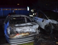 Krimi - MICHALOVCE: V noci zhoreli dve autá - DSC_1859.JPG